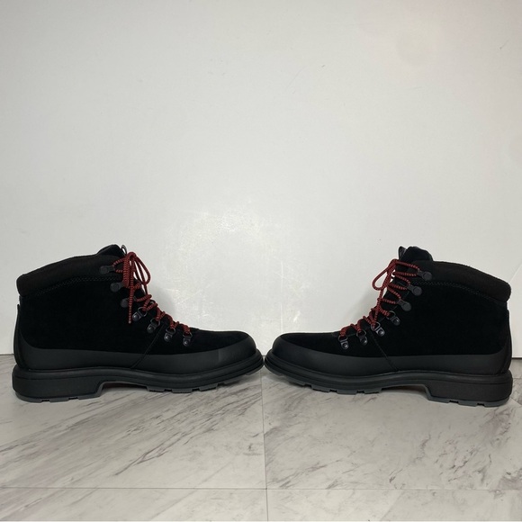 New! UGG Biltmore Lace Up Black Suede Hiker Boot 9 - Picture 5 of 15